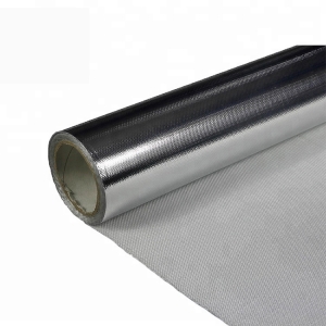 Aluminium coated fiberglass fabric