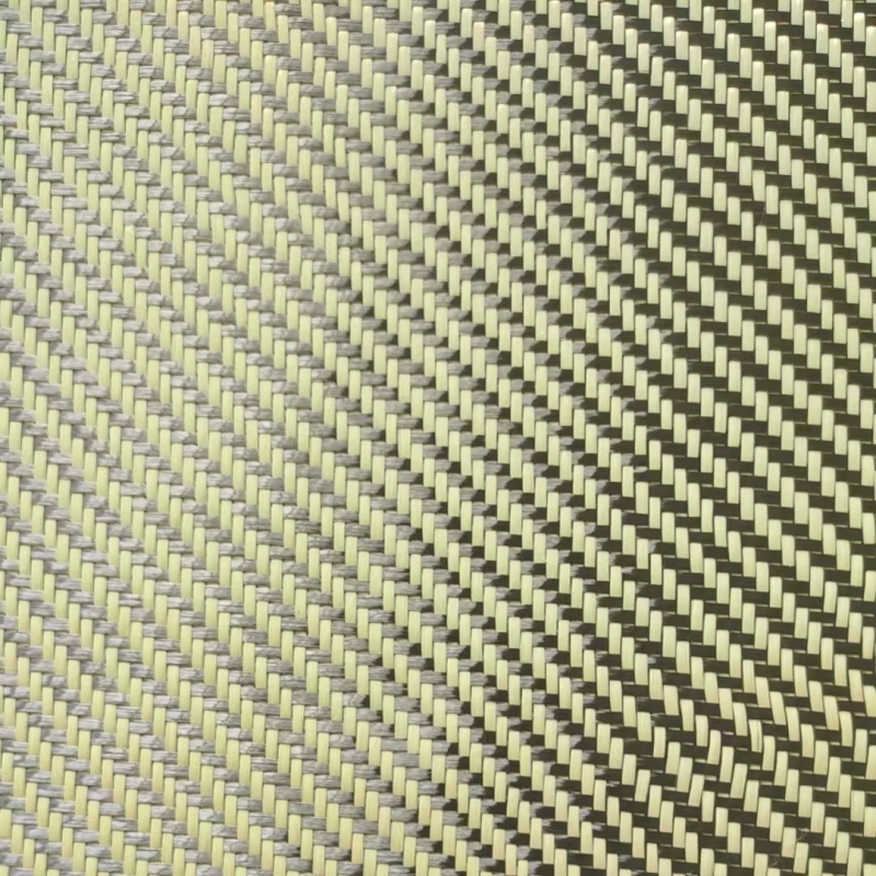 Carbon glass aramid fiber hybrid fabric